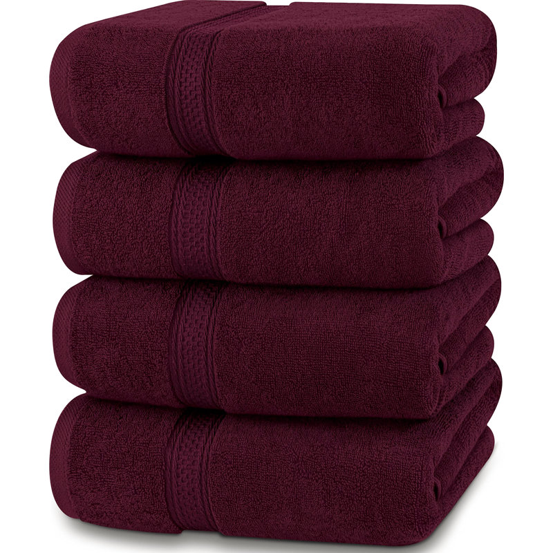Saladin Bath Towel, Burgundy