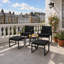 Outdoor Conversation Set with Cushions