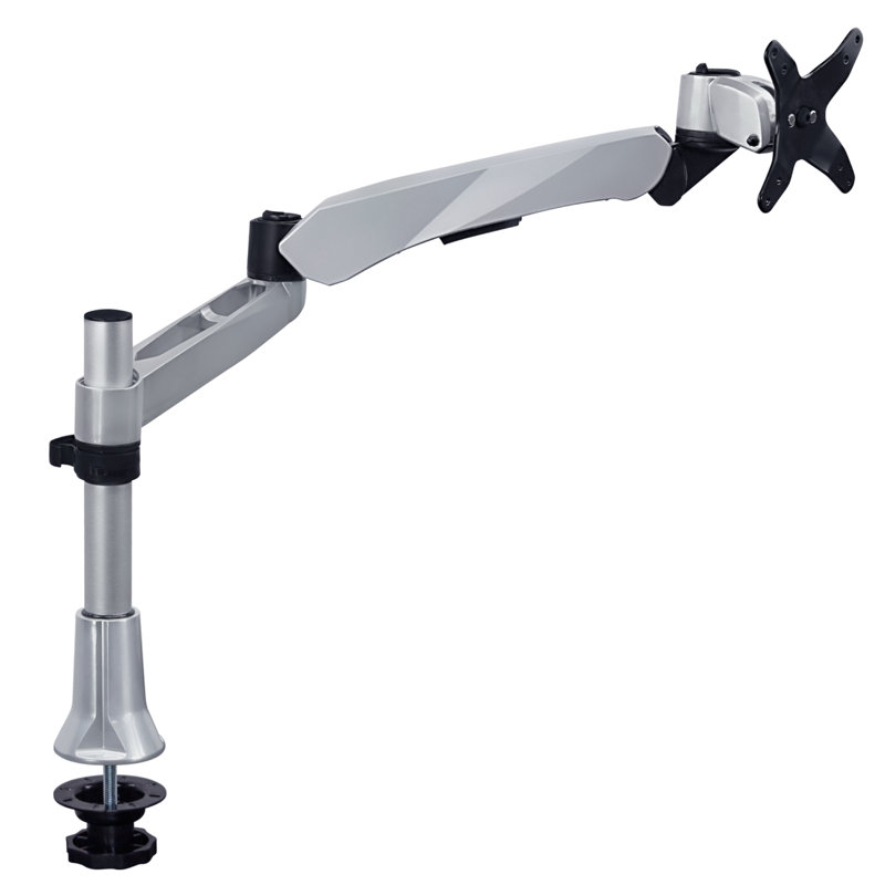 Mount-It Full Motion Height Adjustable Single LCD Monitor Desk Mount | Fits Up to 32 in. Screens