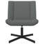 vidaXL Swivel Chair Dark Grey 63 x 75 x 76 cm Fabric