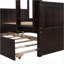 Lit superposé double au-dessus de double avec lit gigogne simple-2055425952