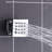 Lima LED Chrome Shower Set with Modern Design