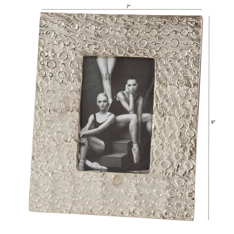 Toccoa Silver Embossed Picture Frame