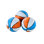 Ensemble de 3 ballons de basketball en caoutchouc de taille 3 de Hall of Games pour jeux de basketball intérieur et extérieur