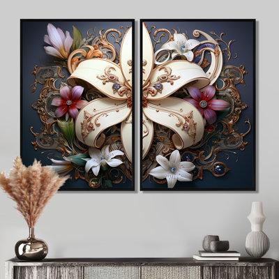 Fleur-De-Lis A Stylized Lilly Flower I - Fantasy Symbols Wall Decor