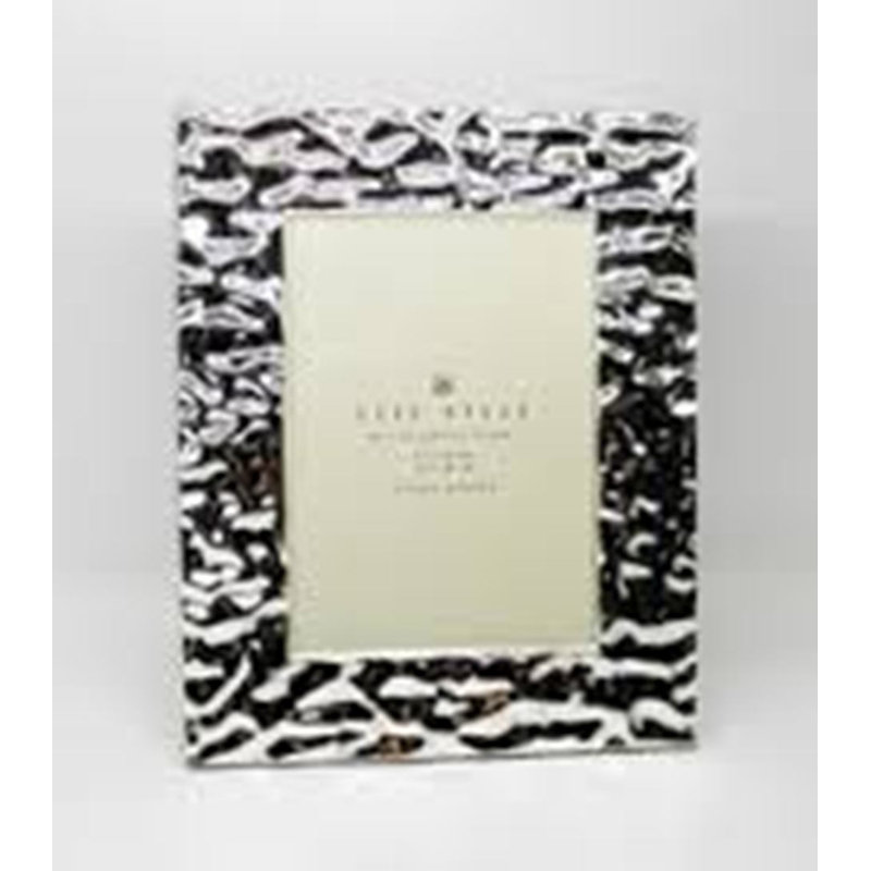 Magruder Silver Metal Embossed Picture Frame, 4" x 6"