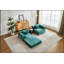 Canapé à compression, canapé-lit à plancher convertible avec structure fixe, causeuse modulaire sans os, aucun assemblage requis, tissu chenille pour le salon et la chambre à coucher-1801246479
