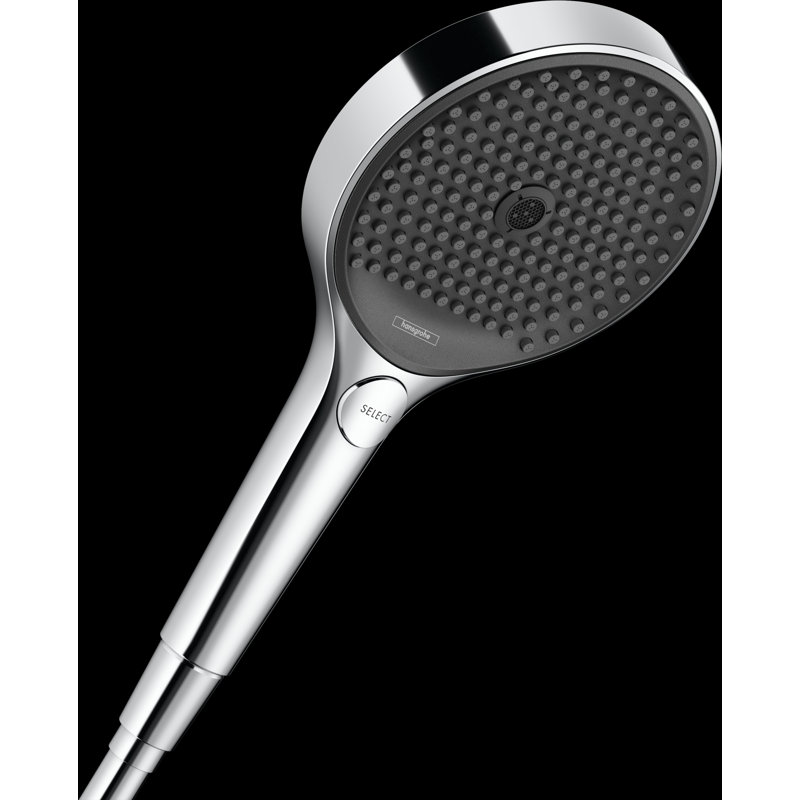 Hansgrohe Rainfinity Handheld 3-Jet Showerhead 130, Chrome, 1.75 GPM