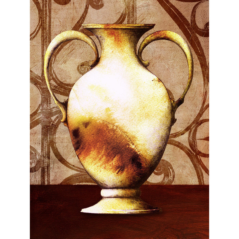 " Marble Vase 2 " Mixed Media Print, 32" H x 24" W