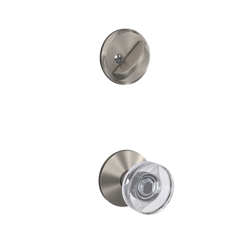 Dawes Interior Knob Set (Interior Portion Sold Separately), Satin Nickel