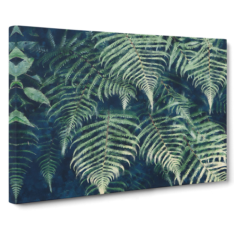 Fern Leaves Vol.1 Painting - Wrapped Canvas Painting, 40cm H x 60cm W x 3cm D