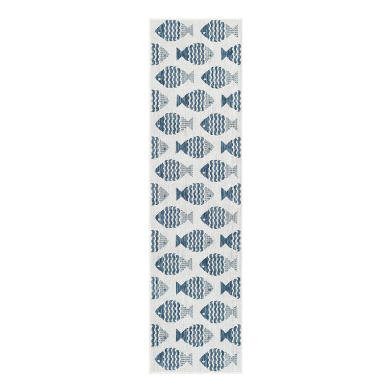 Tapis intérieur / extérieur d'extérieur Coastal, Tapis de couloir 2 pi x 8 pi