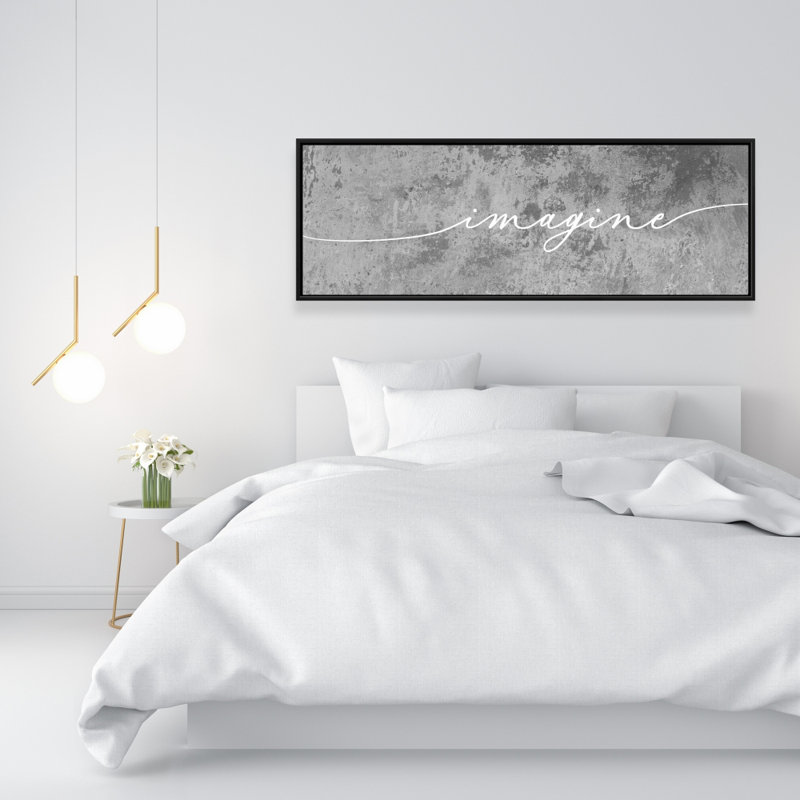 Imagine, reproduction sur toile, H 16 po x l 48 po