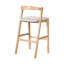 Tabouret en bois d'hévéa-118472593