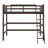 Solid Wood Loft Bed With Ladder-272117117