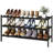 Versatile 3-Tier Long Shoe Rack 33" - Efficient Storage Solution For Entryways And Bedrooms-725456871