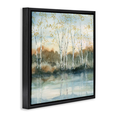 Quaint Birch Tree Reflections