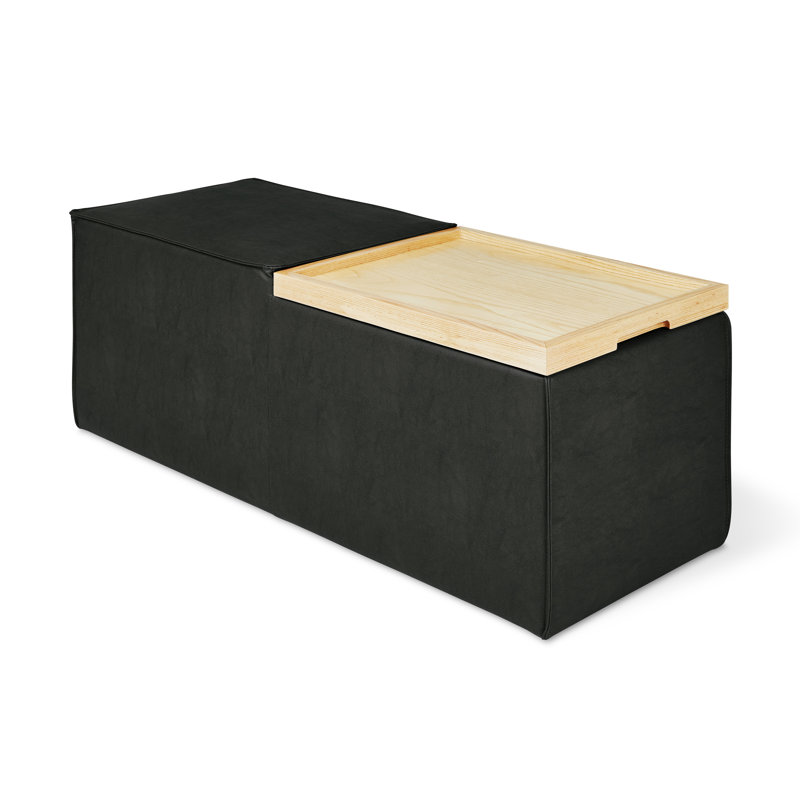 Mix Modular Storage Box Base, Vegan AppleSkin Leather Licorice