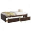 Lit simple avec 2 tiroirs-129387560