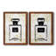 Glitter Perfume I - ensemble de 2 peintures sur toile encadrées-1622702597-1622702599