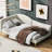 Twin Upholstered Daybed In Beige - Build, Comfortable, Chic Style With Armrest, Strong Versatile Decor Option