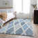 Premium Machine Washable Prisco Sky Rug