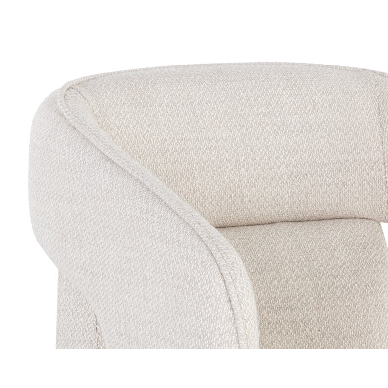 Kendrick Upholstered Arm Chair, Cream