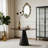35-inch round glass dining table