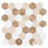Channing 2 in. Hexagon Honeycomb Mosaic Tile