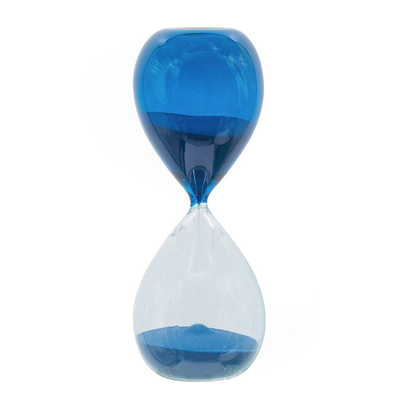 5X14" Hourglass, 60Min Blue