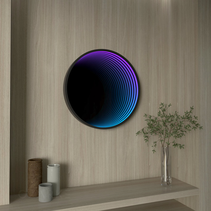 Janus Circle Mirror, 12" x 12"