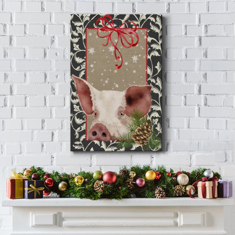 «County Christmas Farm II», reproduction sur toile, H 36 po x l 24 po x P 1,5 po