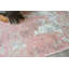 Mineral Abstract Area Rug in Red Orange-677577259