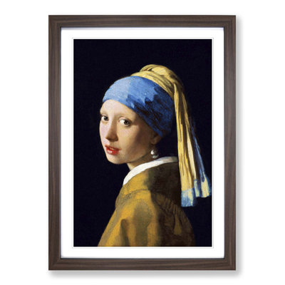 Johannes Vermeer - Single Picture Frame Painting