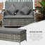 Aymelia 72cm Long Reclining Double Chaise with Cushions-489015262-489015257