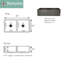 Vineyard 33'' L Double Basin Kitchen Sink