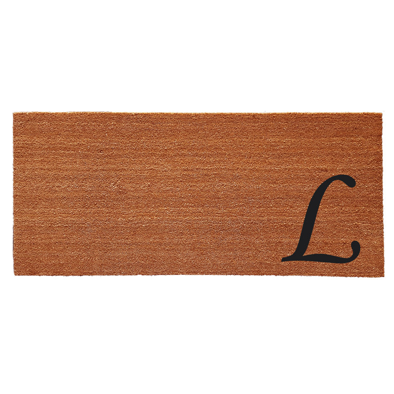 Tapis d'entrée antidérapant Zebrowski, po, Rectangle 3 pi x 6 pi