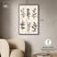 Art floral rétro sur toile, sépia-114221056-114221053