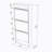 Hide 3 Tier Wood Frame Shoe Storage
