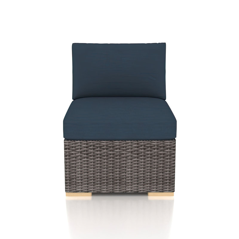 Chaise de terrasse avec coussins Sunbrella Marfik, Spectre indigo Sunbrella®