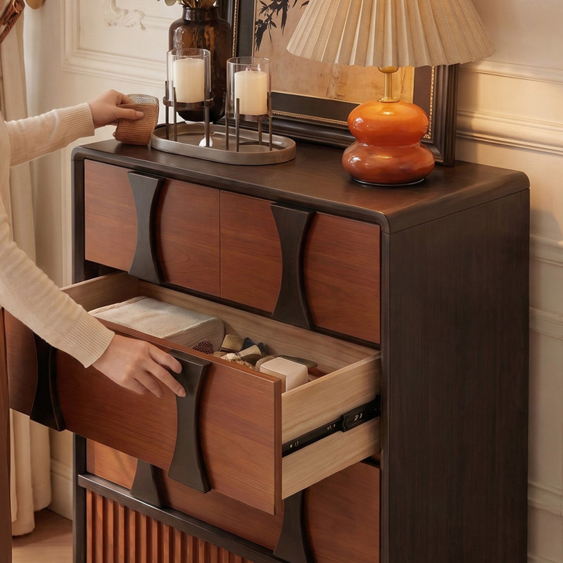 Commode d'appoint de style rétro moderne