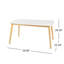 Table de salle à manger élégante de style Mid-Century moderne avec des matériaux durables pour votre maison-817318130
