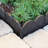 6'' H x 6'' W Black Vinyl Lawn Edging