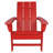 Flat Top Adirondack Chair in Ruby Red-128912845