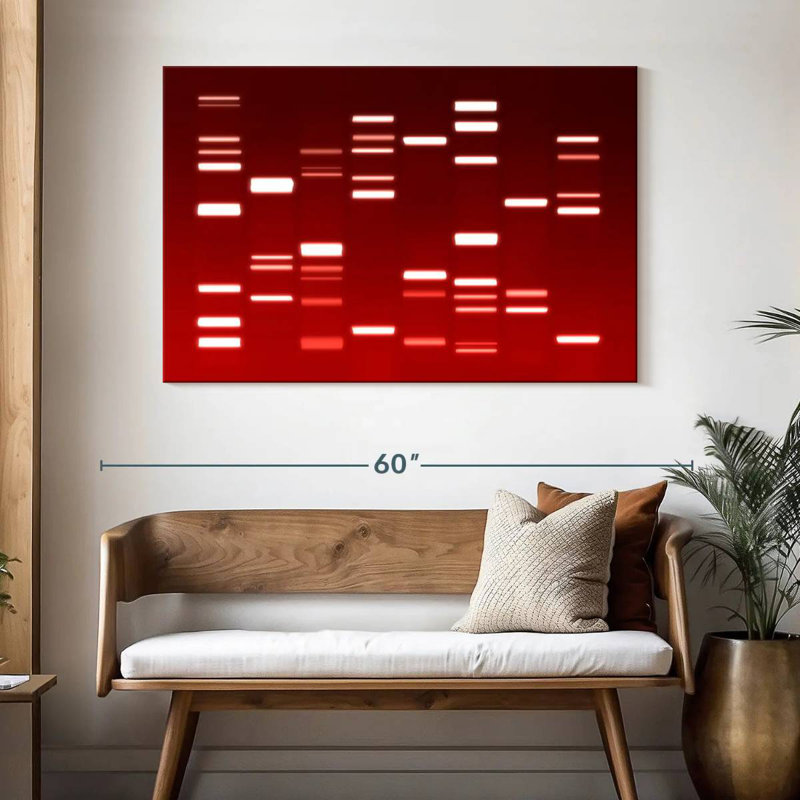 Keiri DNA Red, 32" H x 48" W