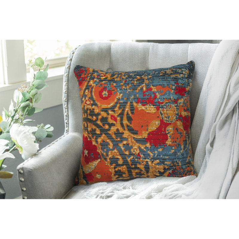 Marina Outdoor Square Pillow Cover & Insert, 18" H x 18" W