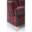 Rockleigh Upholstered Wingback Chair With Footstool