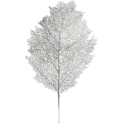 6-pack 25-inch Silver Glitter Mesh Leaf, 72 Pieces Christmas Accent, Perfect For Trees, Wreaths, Garland Displays
