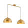 Duke 41.3" Double Pendant Light with Adjustable Height (Bulb Not Included)