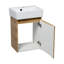 Mini-meuble-lavabo mural moderne avec lavabo Heidemarie-1088587087